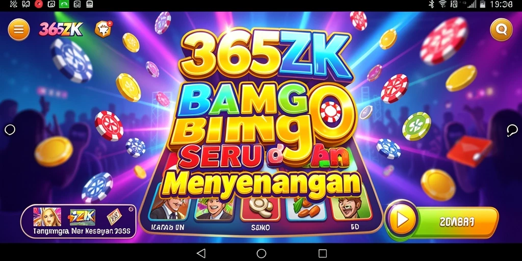 Tampilan gameplay 365ZK dengan suasana Bingo yang menyenangkan.
