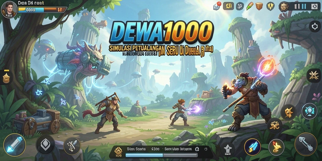 Screenshot gameplay DEWA1000 yang menampilkan petualangan seru.
