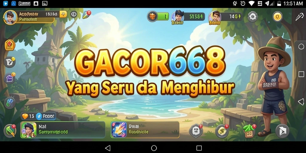 Tampilan gameplay GACOR668 yang menarik dan menghibur.
