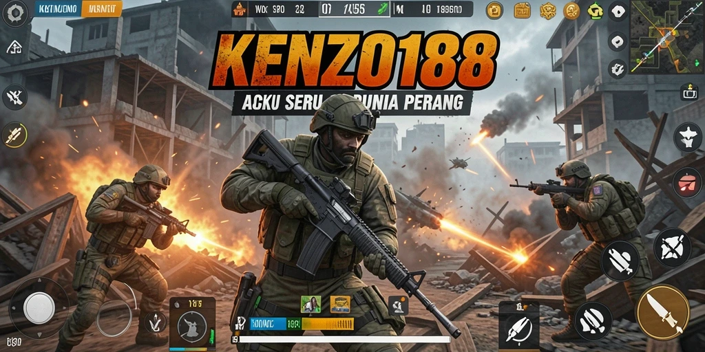 Tangkapan layar gameplay KENZO188 yang penuh aksi dan seru.