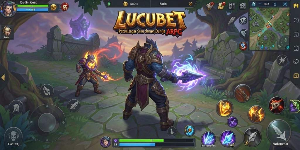 Tampilan gameplay seru di dunia LUCUBET yang memukau.