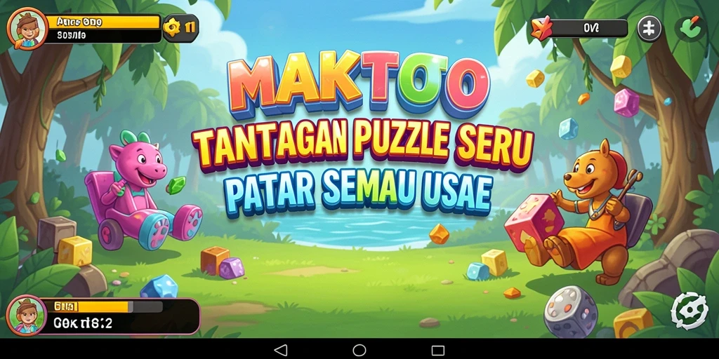 Screenshot gameplay MAKTOTO yang menampilkan tantangan Puzzle menarik.