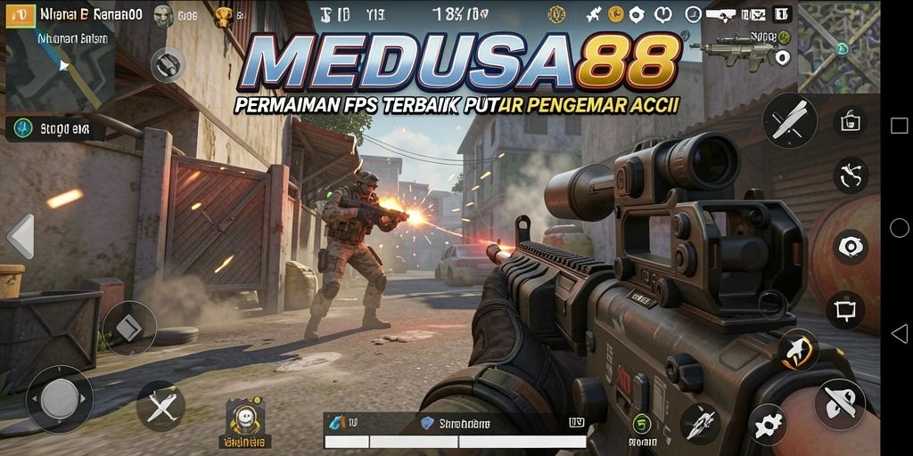 Tampilkan aksi tembak-menembak seru dalam MEDUSA88.