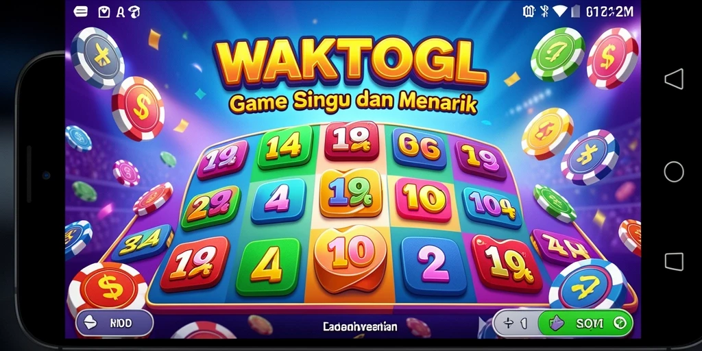 Tampilan gameplay WAKTOGEL yang mendebarkan dalam permainan Bingo.